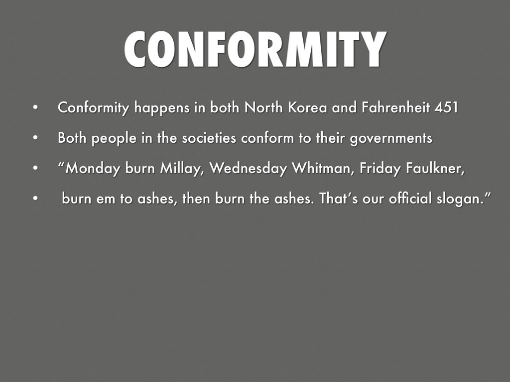 Fahrenheit 451 Quotes About Conformity. QuotesGram Fahrenheit 451 Quote