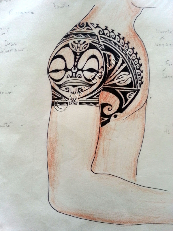 Croquis - Ha'e Tiki Tattoo Tatouages Polynesiens