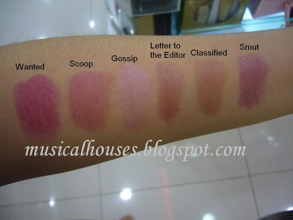 thebalm lipstick swatches