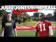 Viral JULIO JONES ENDZONE JUMP BALL CHALLENGE IRL Football Challenge 1v1v1v1 , terhot!