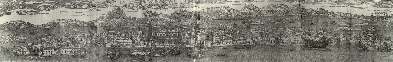 Civitas Veneciarum di Erhard Reuwich del 1486 da Marciana via Museo Correr 