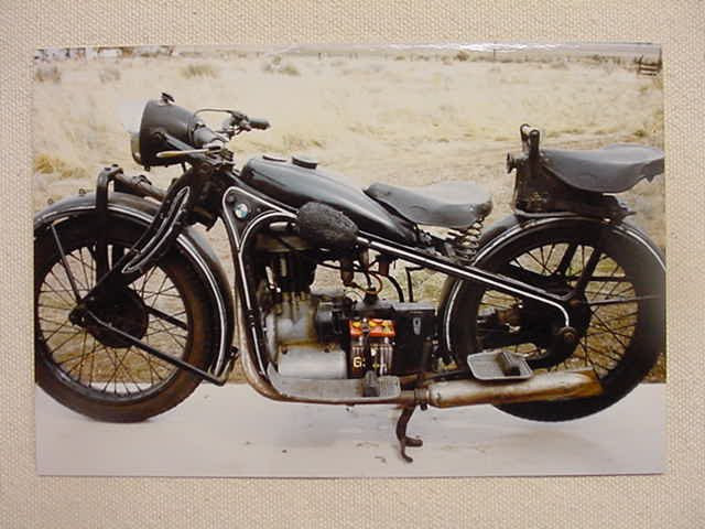 Old BMW motorcycle