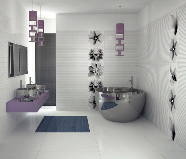 Modern Luxury Bathroom Tiles