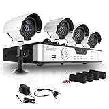ZMODO 8 CH CCTV Surveillance DVR Outdoor Camera System 500GB