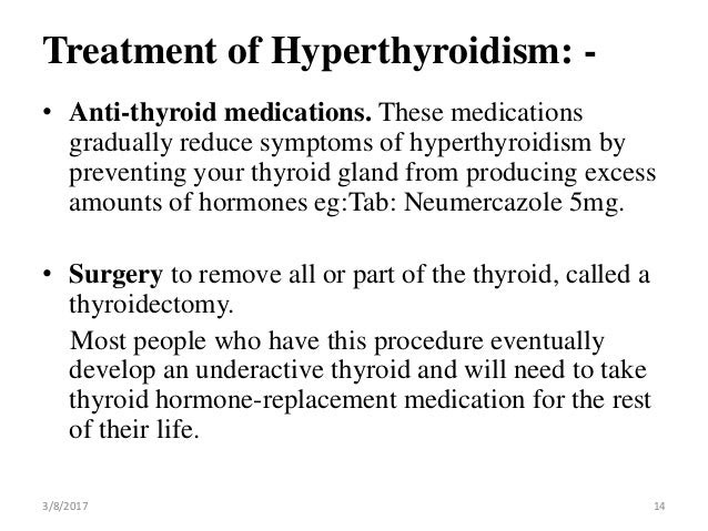 Thyroid hormone replacement medication