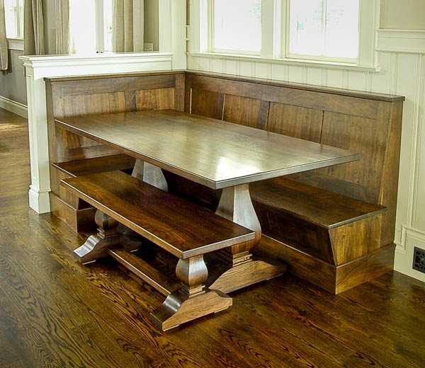 Breakfast Nook Bench Plans - DIY Woodworking Projects