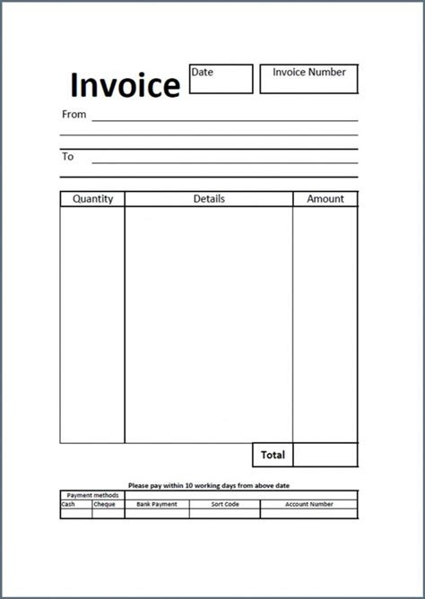 Webeditable invoice templates to simplify your work no matter your business. free blank invoice template excel pdf word free blank invoice