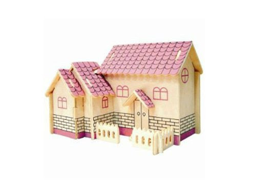 Purple House Jigsaw Puzzle education Assemblez Toy cadeau decoration