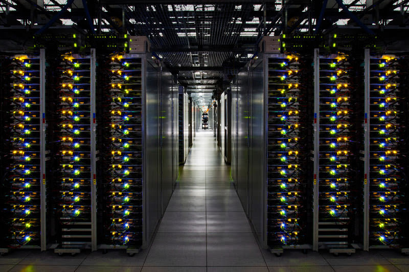 google data center server room county georgia