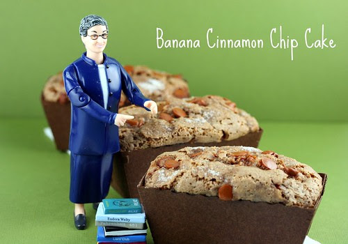 Banana Cinnamon Chip Cake