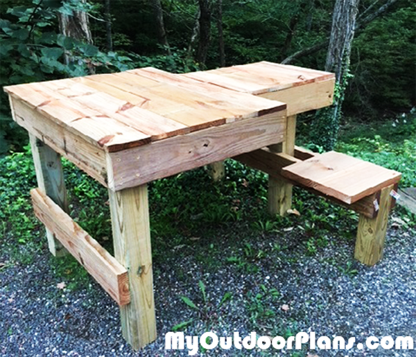 diy double shooting bench myoutdoorplans free