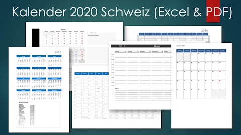 Kalender 2020 Excel Mit Ferien