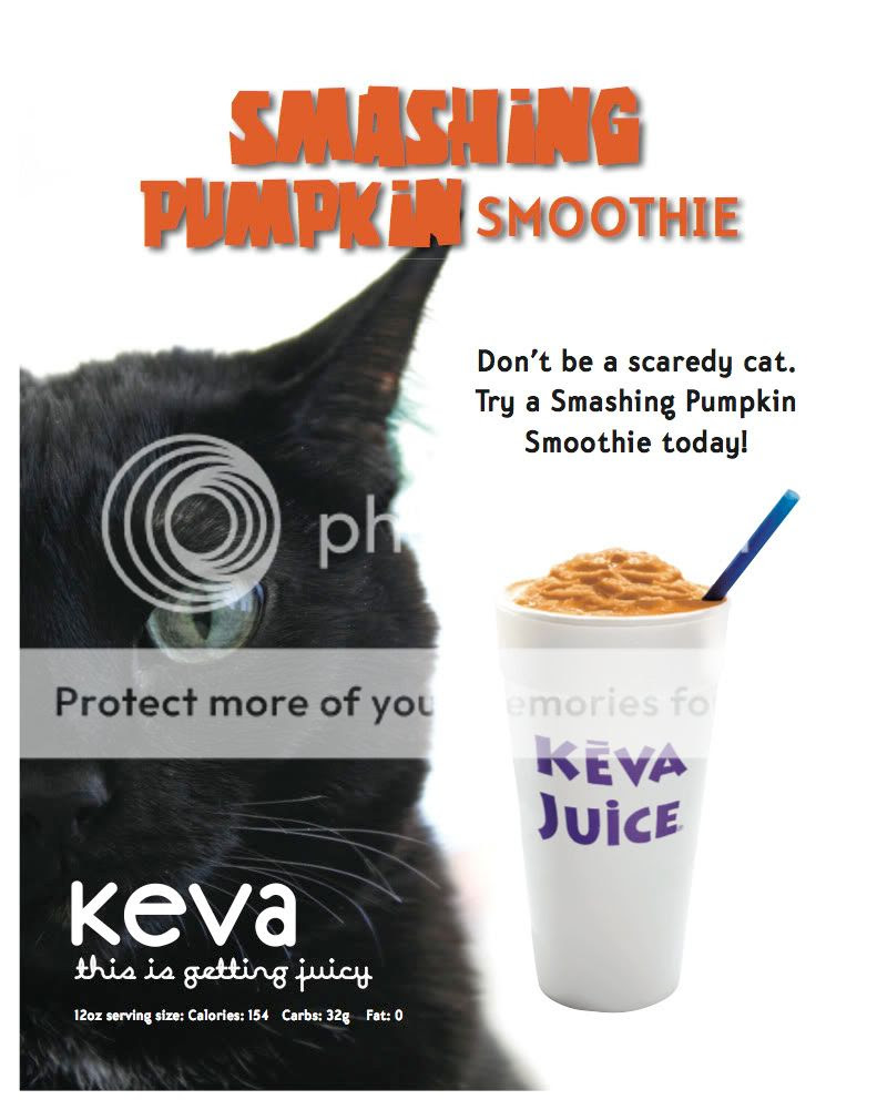 Keva,Keva Juice,Keva Kate,Keva Smoothie Co.,Smashing Pumpkin