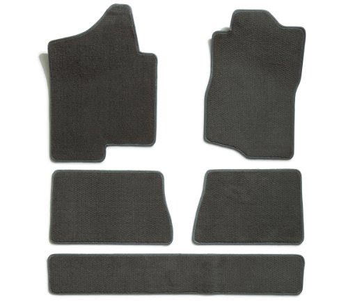 Premier Custom Fit 5-piece Set Carpet Floor Mats for Toyota Sienna - Premium Nylon, Gray Mist