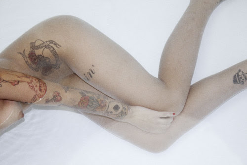 tattooed girl
