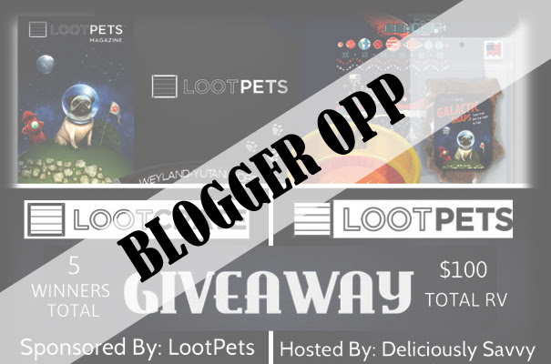 Loot Crates Pet Giveaway Blogger Opp