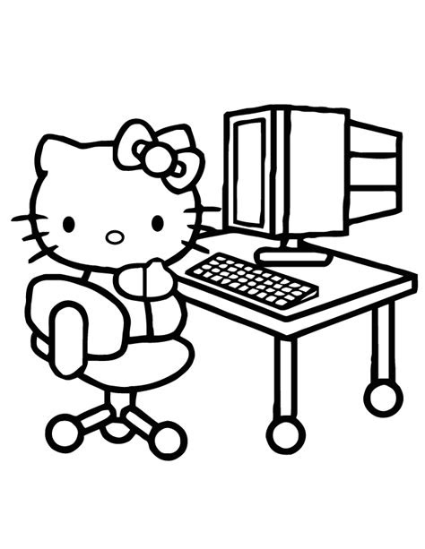 coloring page computer az coloring pages