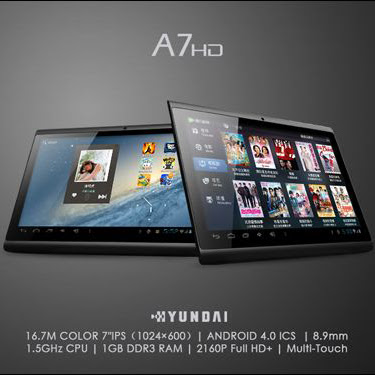 7インチタブレットはhyundaiのa7hdがかっこいいかも サラリーマンの無駄遣いブログ 楽天ブログ