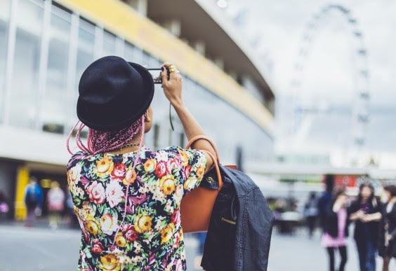 Woman Taking Photo - London