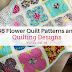 46 flower quilt patterns and quilting designs favequilts com - 9 flower quilt patterns paper piecing quilt patterns instant etsy flower quilt patterns flower quilt paper pieced quilt patterns