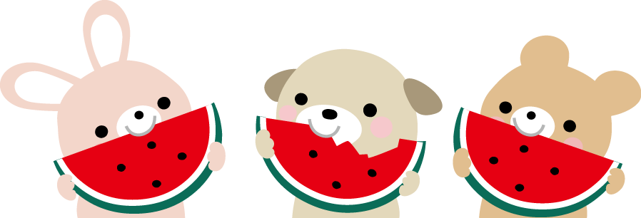 西瓜 すいか のイラスト 無料イラスト フリー素材