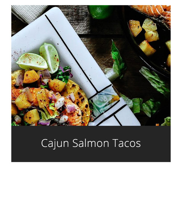 Cajun Salmon Tacos