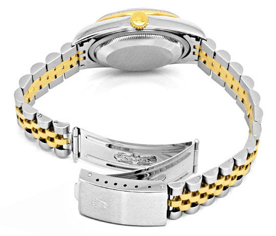 Original-Foto 5, UNGETRAGENE ROLEX DATEJUST HERREN-UHR STAHL-GOLD