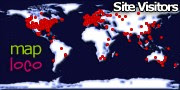 Locations of Site Visitors