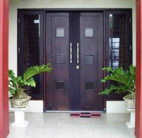 contoh desain pintu rumah pintu depan pintu utama