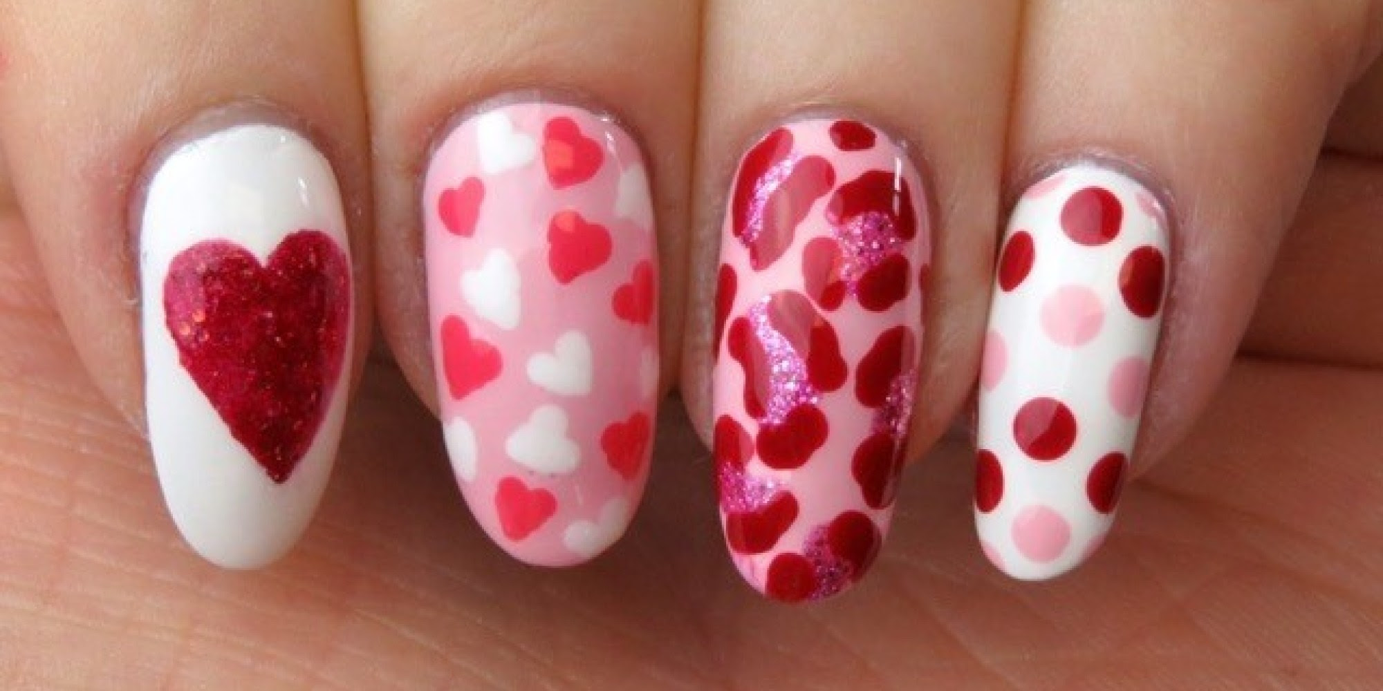 نتيجة بحث الصور عن ‪valentine day nail art‬‏