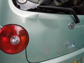 Diyで車のへこみ修理 なわてらいだーの遊びときどき仕事