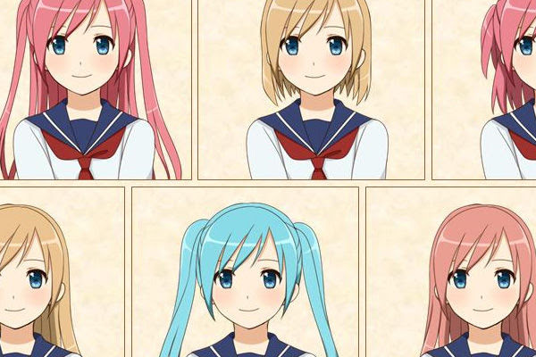 女の子 髪型 イラスト Htfyl