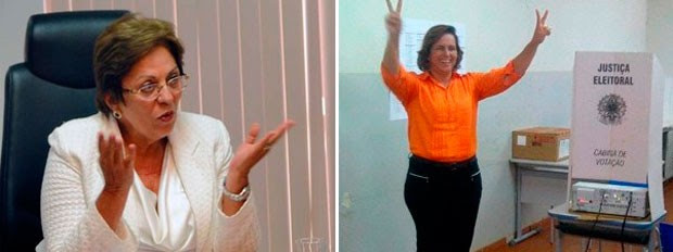 Governadora Rosalba Ciarlini e a prefeita de Mossoró, Cláudia Regina, foram condenadas por abuso de poder político (Foto: Ricardo Araújo/G1 e cedida/assessoria )