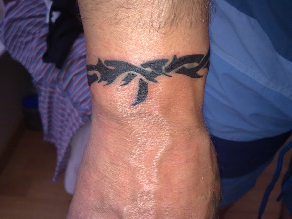 Tribal Wrist Tattoo For Men
