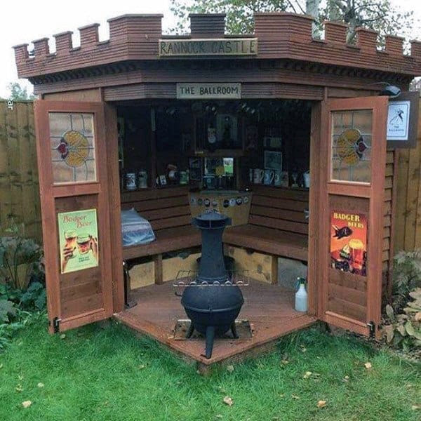 50 Pub Shed Bar Ideas For Men - Cool Backyard Retreat Designs