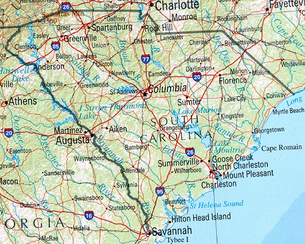 United States Map South
