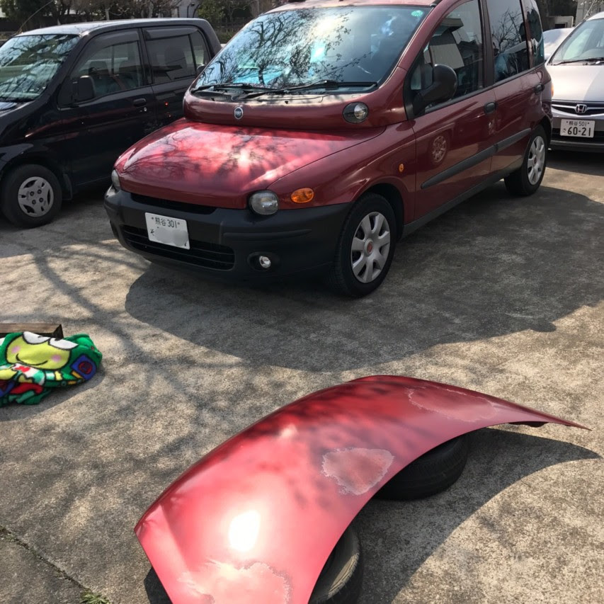 ムルティプラ 全塗装 １日目 総合リサイクルショップフラワー