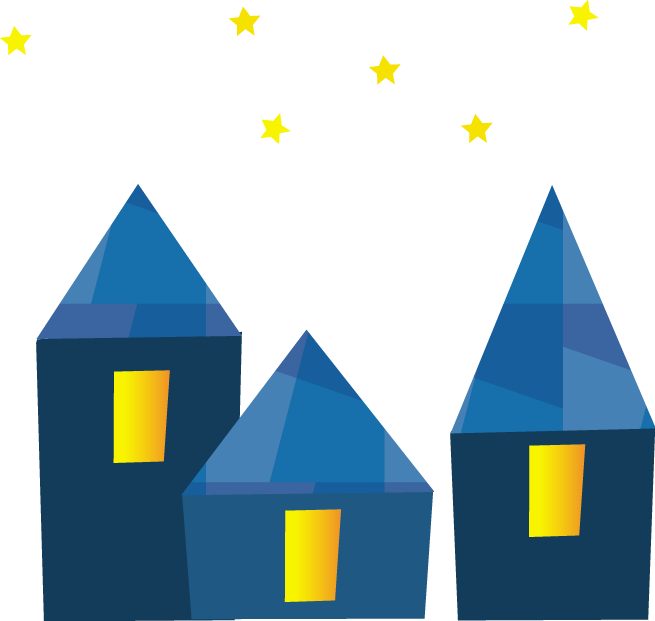 ポップな家のイラスト 無料イラスト フリー素材