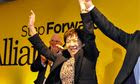 Anna Lo (centre) at the Alliance party conference in March 2014