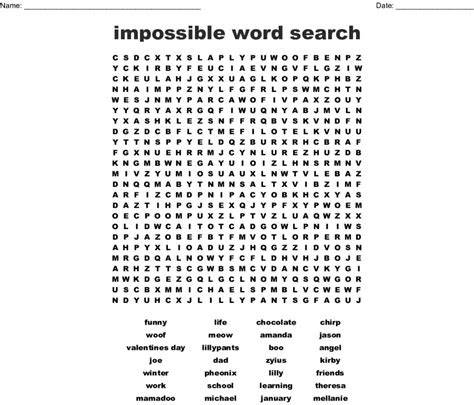 Fortunately, there are plenty of free tools available that allow you to quickly and easily convert your pdfs into fully editable word documents. impossible word search wordmint word search printable