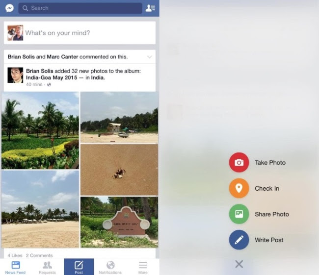 FacebookiPhoneButtonTest