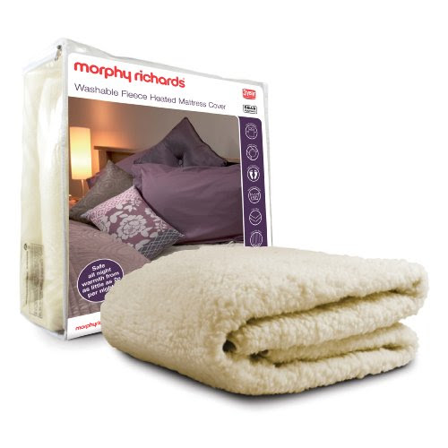 Best Review Morphy Richards 75269 Luxury Fitted 3 Heat Underblanket with Full Skirt Super King Zize