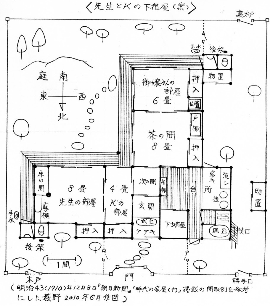 心 先生の遺書 五十五 百十 附 やぶちゃんの摑み