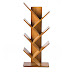 C&AHOME 7 Shelf Tree Bookcase Bamboo Bookshelf Hard Wood Display Rack
Storage Organizer for CDs & Books, Oak Red