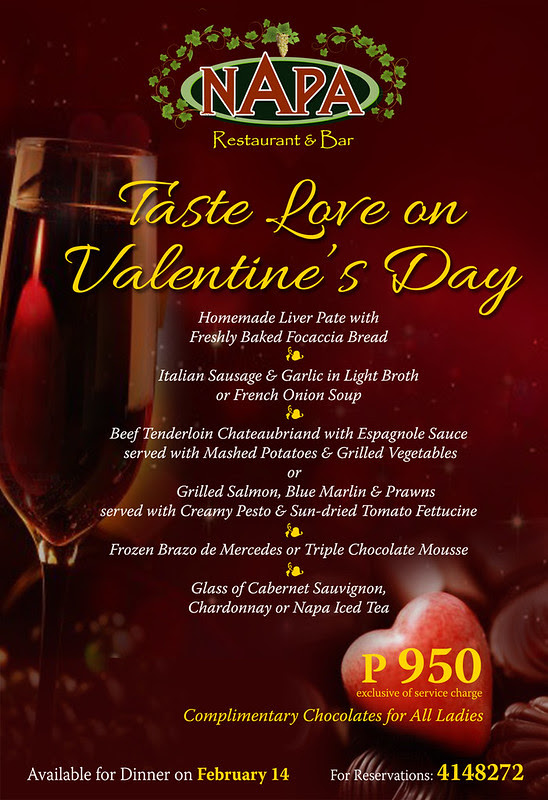Valentine 's at Napa