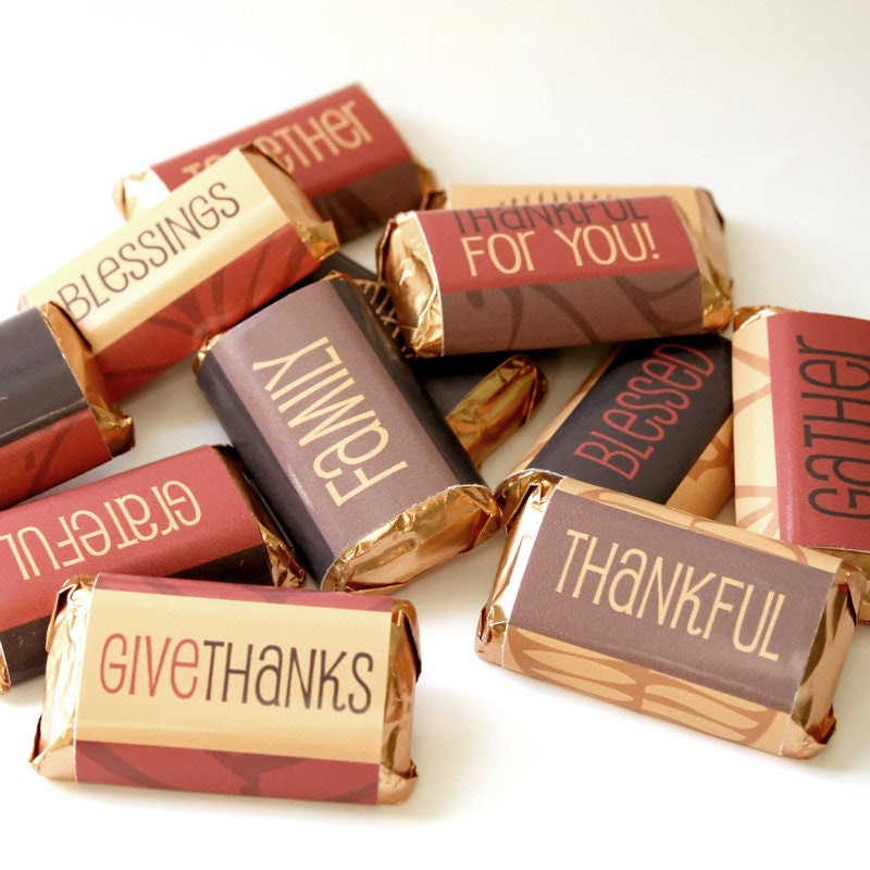 Thanksgiving Candy Bar Wrappers Printable by Studio120Underground