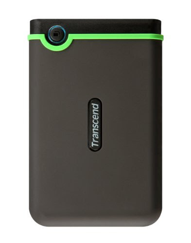 Transcend 750 GB 2.5-Inch USB 3.0 Military-Grade Shock Resistance Portable External Hard Drive for Mac and PC TS750GSJ25M3