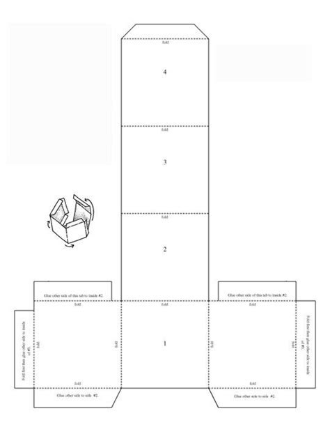 3D shapes | Cube template, Cube pattern