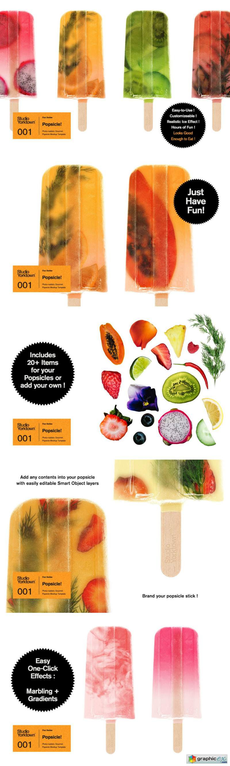 Download Popsicle Ice Pop Mockup Template Free Download Vector Stock Image Photoshop Icon