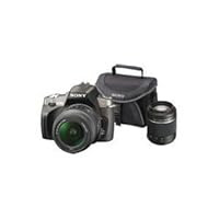 Sony Alpha DSLR-A380 Digital SLR with 18-55mm & 75-300mm Lenses and Carrying Case wtih Turtorial DVD